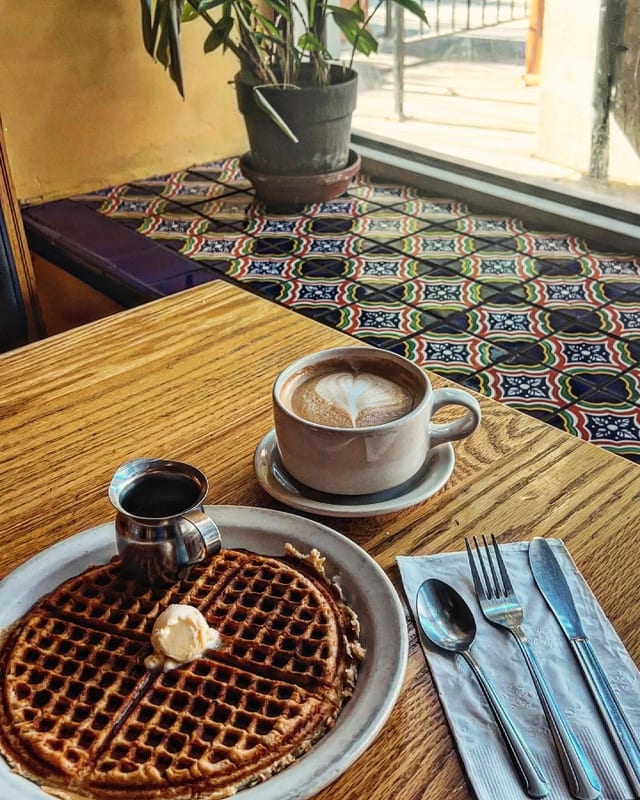 Sesame Crunch Waffle